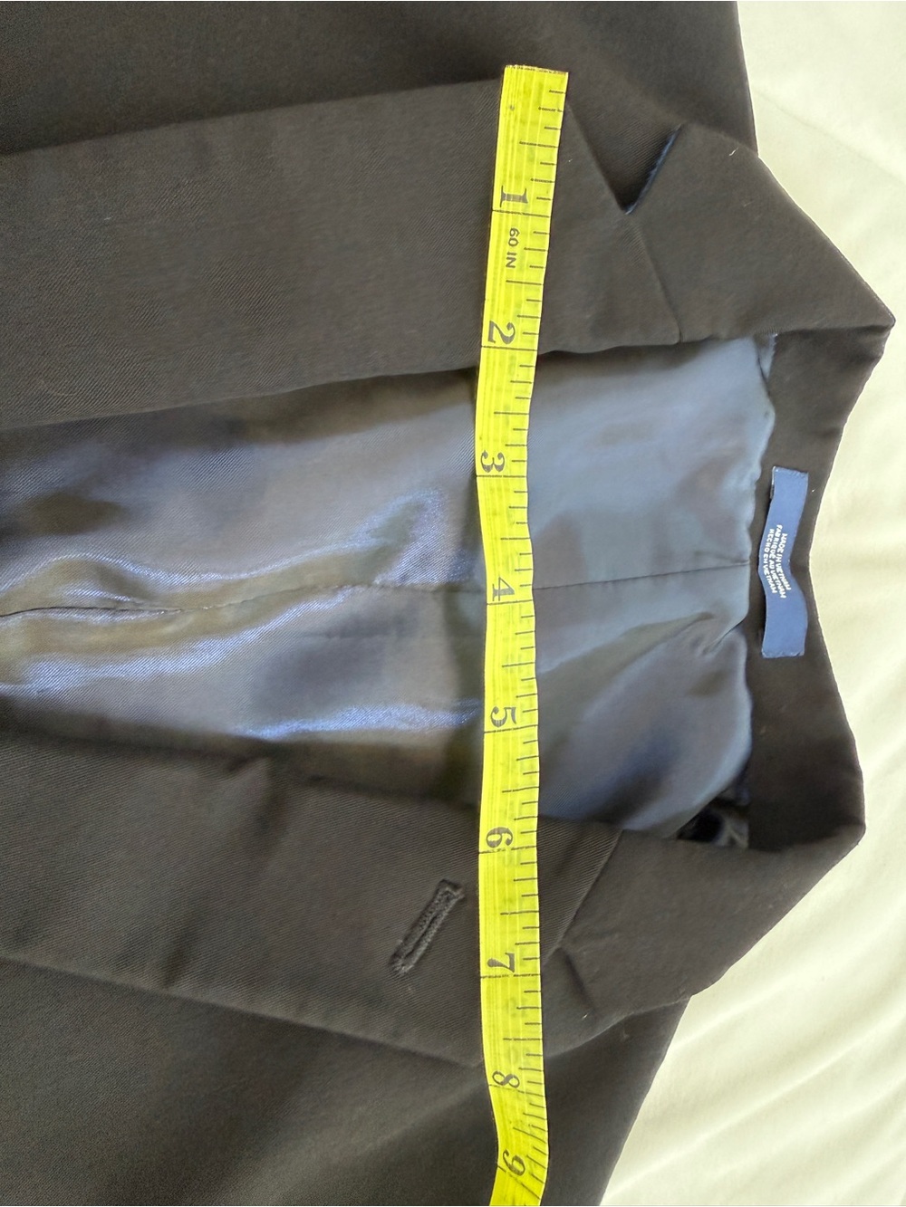 IZOD Boys Performance Suit Jacket - Black Bi-Stretch Blazer - Size 12 - Picture 12 of 16